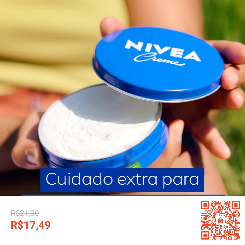 Nivea creme hidratante lata 29g